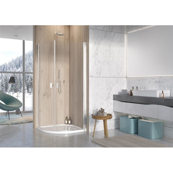 Душевое ограждение Radaway Nes PDD I 80х80 см, хром/прозрачное фото 4