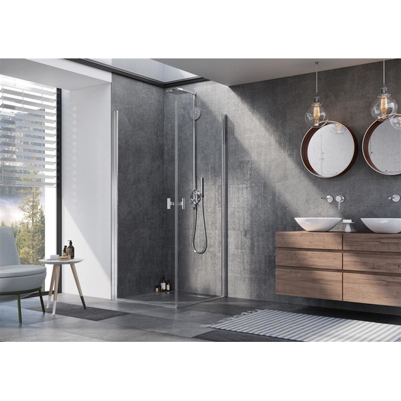 Душевое ограждение Radaway Nes KDD I 100х100 см, хром/прозрачное фото 4