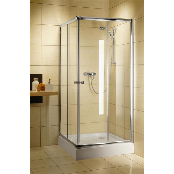 Душевое ограждение Radaway Classic C 90х90х185 см, хром/прозрачное фото 