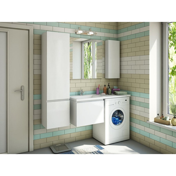 Тумба подвесная с раковиной-столешницей Эстет Dallas Luxe 130 см L, 1 ящик ФР-00002424 фото 7