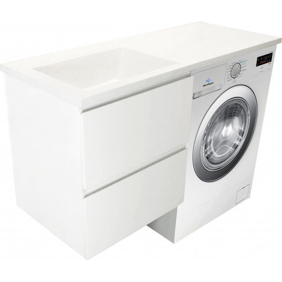 Тумба подвесная с раковиной-столешницей Эстет Dallas Luxe 140 см L, 2 ящика ФР-00002923 - 5 Тумба подвесная с раковиной-столешницей Эстет Dallas Luxe 140 см L, 2 ящика ФР-00002923 фото 5