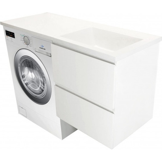 Тумба подвесная с раковиной-столешницей Эстет Dallas Luxe 140 см R, 2 ящика ФР-00002924 - 5 Тумба подвесная с раковиной-столешницей Эстет Dallas Luxe 140 см R, 2 ящика ФР-00002924 фото 5