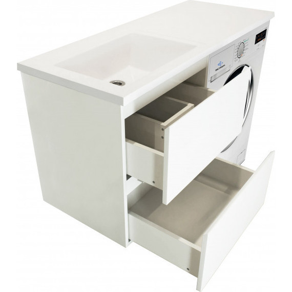 Тумба подвесная с раковиной-столешницей Эстет Dallas Luxe 120 см R, 2 ящика ФР-00001929 - 7 Тумба подвесная с раковиной-столешницей Эстет Dallas Luxe 120 см R, 2 ящика ФР-00001929 фото 7