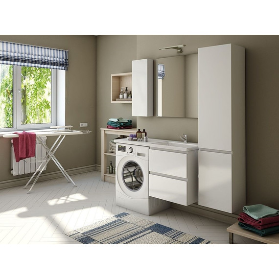 Тумба подвесная с раковиной-столешницей Эстет Dallas Luxe 130 см R, 2 ящика ФР-00002277 - 7 Тумба подвесная с раковиной-столешницей Эстет Dallas Luxe 130 см R, 2 ящика ФР-00002277 фото 7