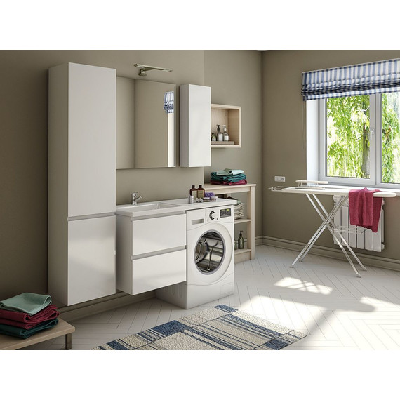 Тумба подвесная с раковиной-столешницей Эстет Dallas Luxe 140 см L, 2 ящика ФР-00002923 - 7 Тумба подвесная с раковиной-столешницей Эстет Dallas Luxe 140 см L, 2 ящика ФР-00002923 фото 7