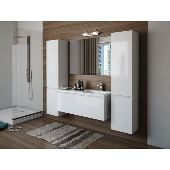 Тумба подвесная с раковиной-столешницей Эстет Dallas Luxe 110 см R, 1 ящик ФР-00002023 - 7 Тумба подвесная с раковиной-столешницей Эстет Dallas Luxe 110 см R, 1 ящик ФР-00002023 фото 7