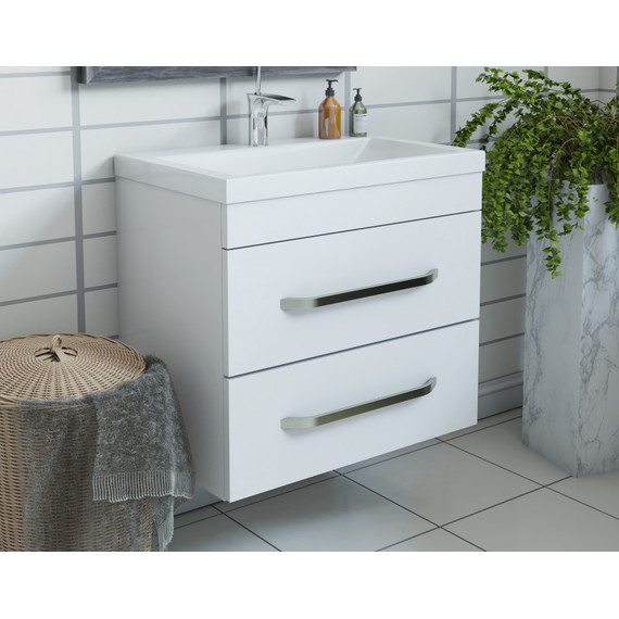 Тумба подвесная с раковиной Эстет Monaco 60 см, 2 ящика ФР-00002237 фото 5