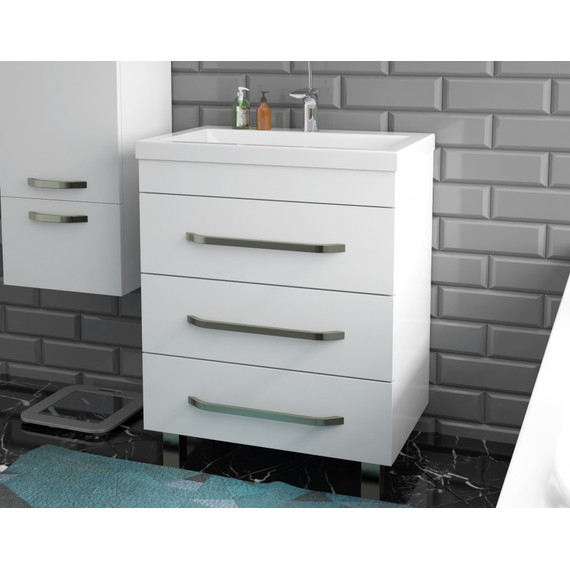 Тумба напольная с раковиной Эстет Monaco 60 см, 3 ящика ФР-00002264 фото 5