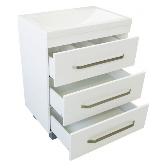 Тумба напольная с раковиной Эстет Monaco 70 см, 3 ящика ФР-00002265 фото 8