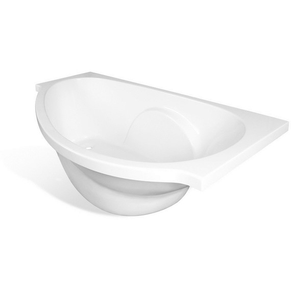 Ванна каменная Эстет Грация 170х95 см R ФР-00000633 фото 5