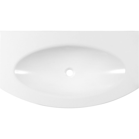 Раковина врезная на столешницу Эстет Мальта 90 см, белый фото 4