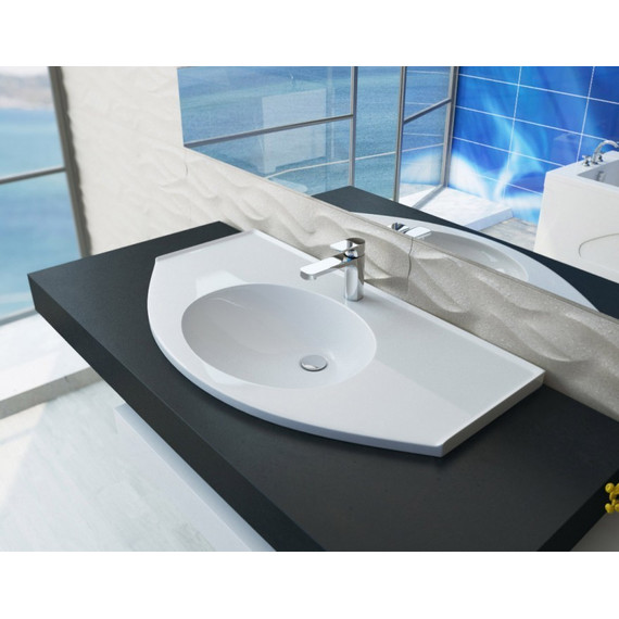 Раковина врезная на столешницу Эстет Флорида 100 см ФР-00000802 фото 3