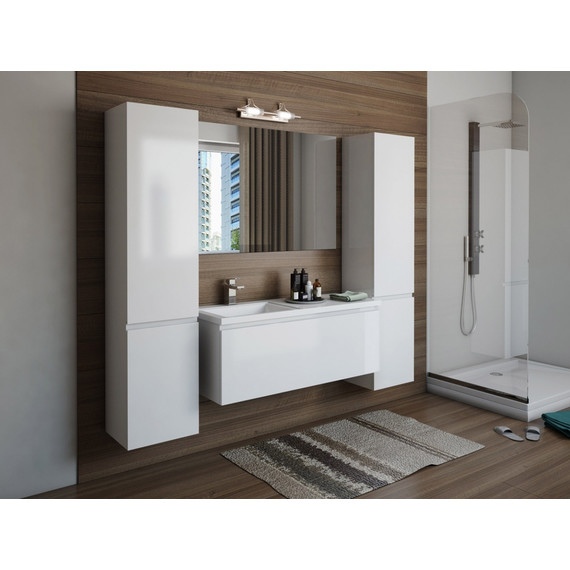 Пенал подвесной Эстет Dallas Luxe 40х175 см, левый ФР-00001948 - 6 Пенал подвесной Эстет Dallas Luxe 40х175 см, левый ФР-00001948 фото 6