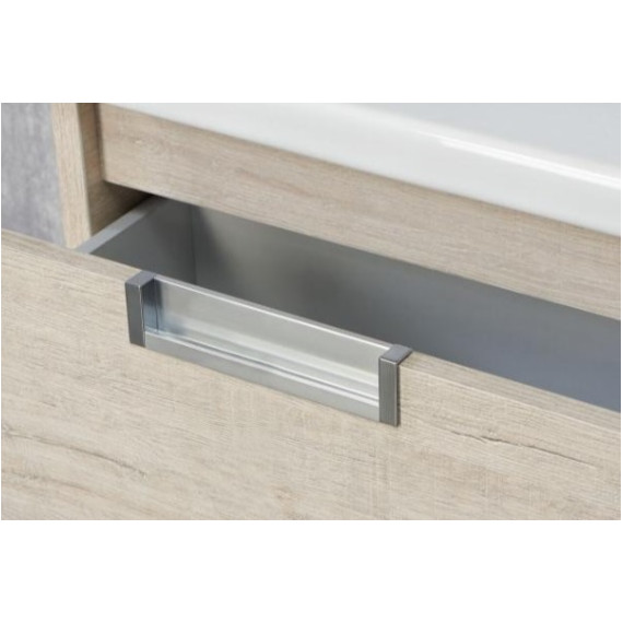 Тумба подвесная с раковиной Roca Etna 80 см 857301445, дуб верона - 4 Тумба подвесная с раковиной Roca Etna 80 см 857301445, дуб верона фото 4