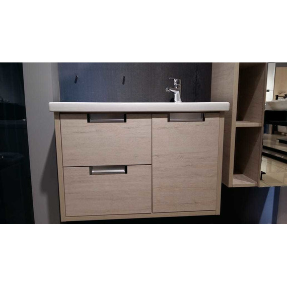 Тумба подвесная с раковиной Roca Etna 80 см 857301445, дуб верона - 5 Тумба подвесная с раковиной Roca Etna 80 см 857301445, дуб верона фото 5