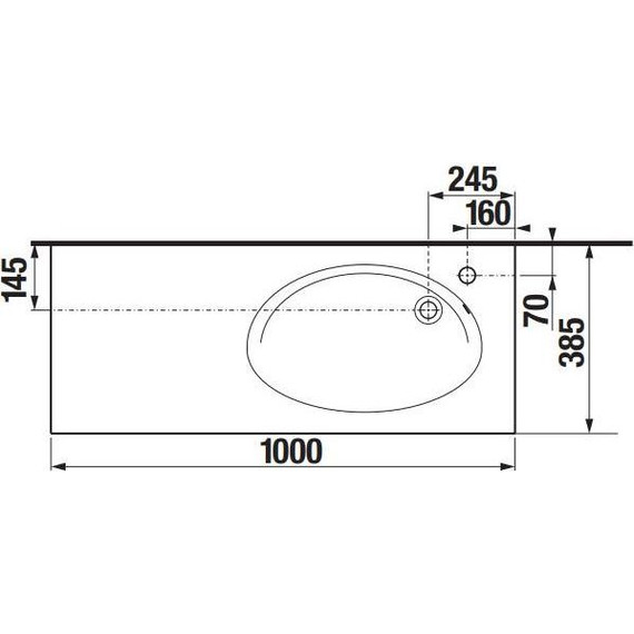 Тумба подвесная с раковиной Roca Etna 100 см 857302806, белый фото 6