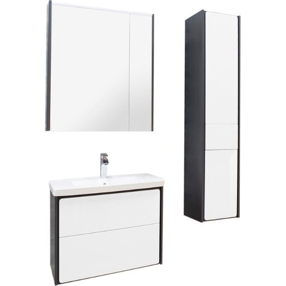 Пенал подвесной ROCA Ronda 32 см правый ZRU9302967, белый глянец/антрацит фото 10