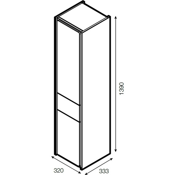Пенал подвесной ROCA Ronda 32 см правый ZRU9303006, бетон/белый глянец - 10 Пенал подвесной ROCA Ronda 32 см правый ZRU9303006, бетон/белый глянец фото 10