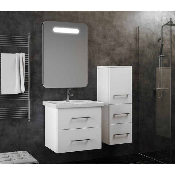 Зеркало Smile Арабеско 70 см, белый - 5 Зеркало Smile Арабеско 70 см, белый фото 5