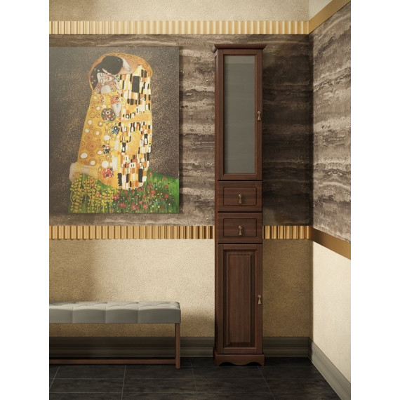 Пенал напольный Opadiris Риспекто 30 левый, орех фото 3