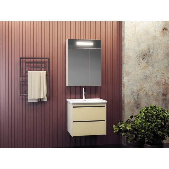 Зеркало-шкаф Smile Фреш 60 см, белый - 5 Зеркало-шкаф Smile Фреш 60 см, белый фото 5