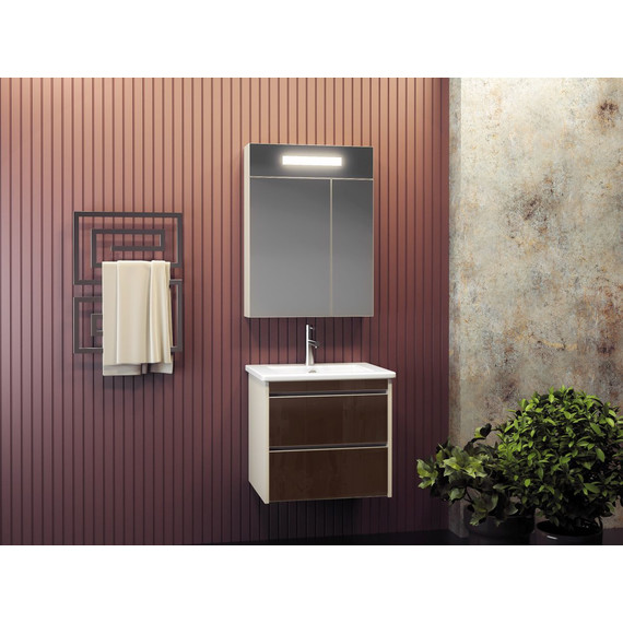 Зеркало-шкаф Smile Фреш 60 см, белый - 6 Зеркало-шкаф Smile Фреш 60 см, белый фото 6