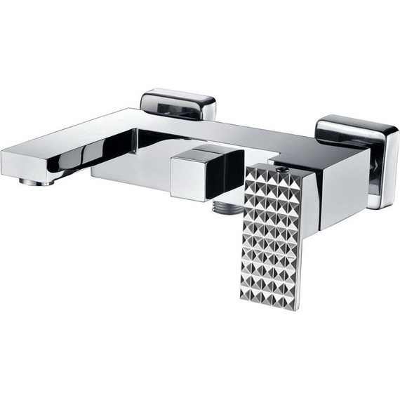 Набор смесителей 2 в 1 для ванны Bronze de Luxe Grani ТВ980, хром фото 3