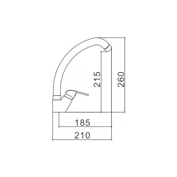 Смеситель для кухни Oulin OL-8000, хром - 4 Смеситель для кухни Oulin OL-8000, хром фото 4