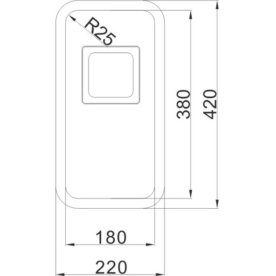 Кухонная мойка Oulin OL-0361 square 1,2 мм, нержавеющая сталь фото 4