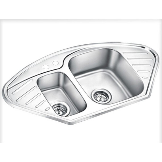 Кухонная мойка Oulin OL-310 1 мм, нержавеющая сталь - 5 Кухонная мойка Oulin OL-310 1 мм, нержавеющая сталь фото 5