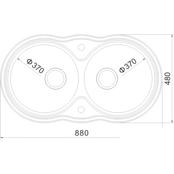 Кухонная мойка Oulin OL-362 1 мм, нержавеющая сталь фото 4
