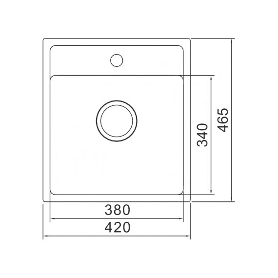 Кухонная мойка Oulin OL-FUR112 1,2 мм, нержавеющая сталь фото 5