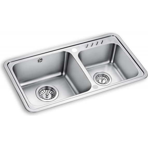 Кухонная мойка Oulin OL-H9903 0,8 мм, нержавеющая сталь фото 4