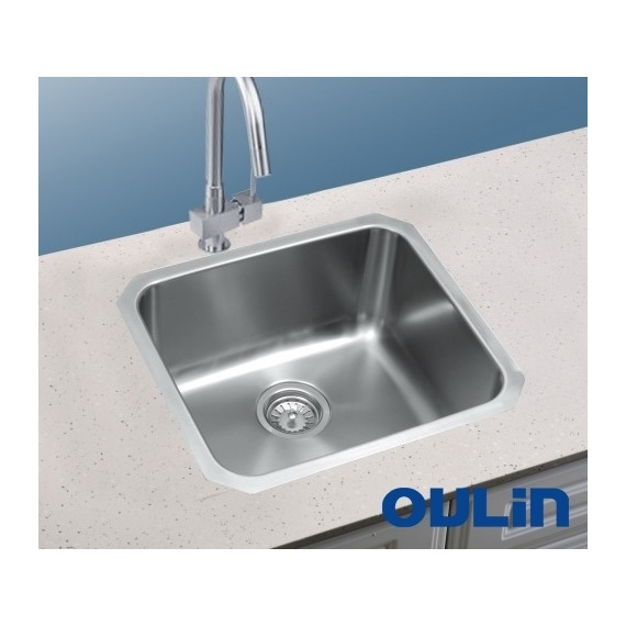Кухонная мойка Oulin OL-U104 1,2 мм, нержавеющая сталь фото 4