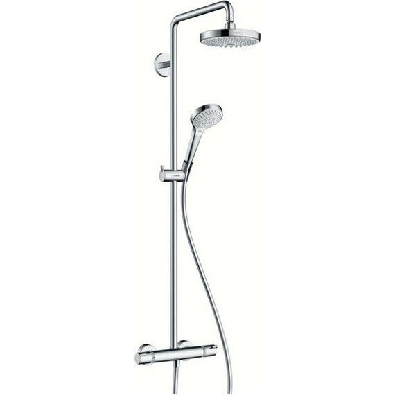 Душевая стойка Hansgrohe Croma Select S 180 2jet Showerpipe 27253400, белый/хром фото 