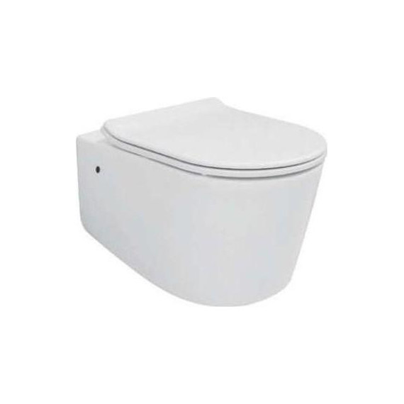 Унитаз подвесной Creo Ceramique RENNES с крышкой фото 2