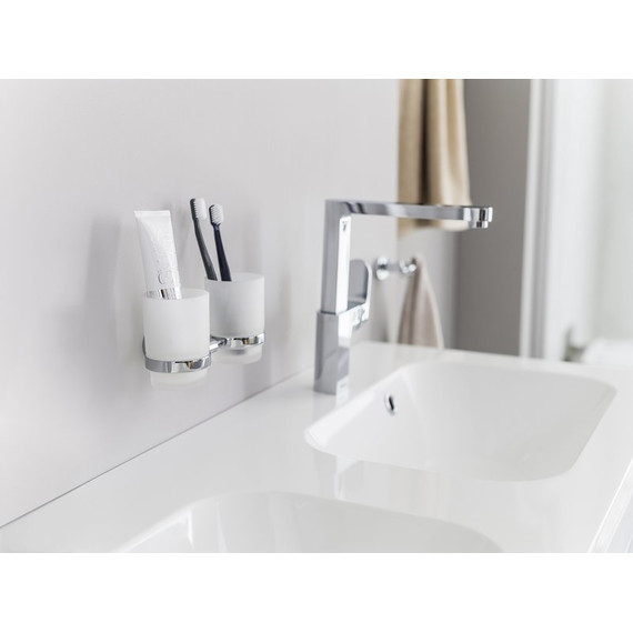 Двойной стакан для зубных щеток CR 220 Ravak Chrome X07P189 - 4 Двойной стакан для зубных щеток CR 220 Ravak Chrome X07P189 фото 4