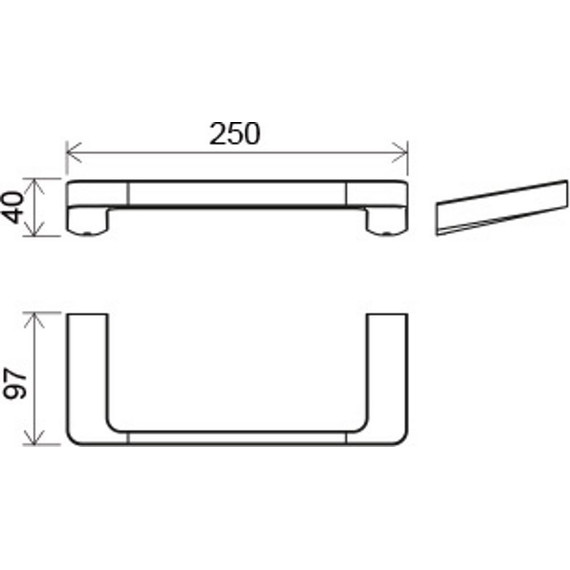 Держатель для полотенец TD 300 Ravak 10° X07P324 - 3 Держатель для полотенец TD 300 Ravak 10° X07P324 фото 3