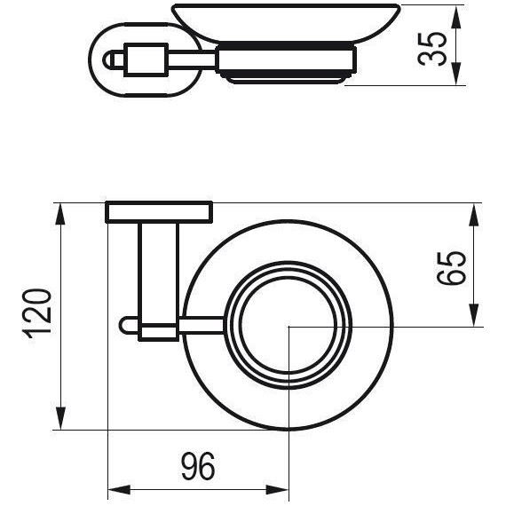 Мыльница CR 200 Ravak Chrome X07P187 фото 4