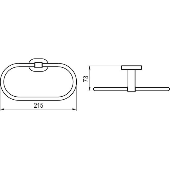 Кольцо для полотенец CR 300 Ravak Chrome X07P190 фото 4