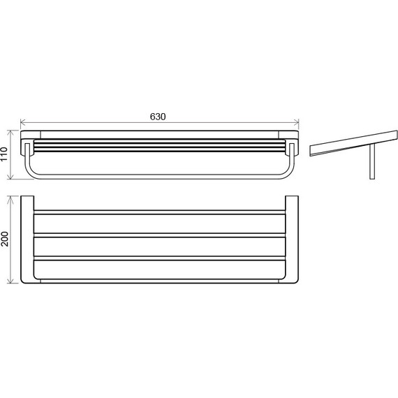 Держатель для полотенец TD 330 Ravak 10° X07P327 - 2 Держатель для полотенец TD 330 Ravak 10° X07P327 фото 2