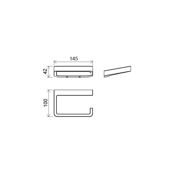 Держатель для туалетной бумаги TD 400 Ravak 10° X07P329 - 2 Держатель для туалетной бумаги TD 400 Ravak 10° X07P329 фото 2