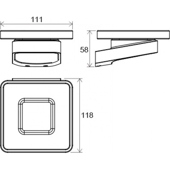 Мыльница TD 200 Ravak 10° X07P354 фото 2