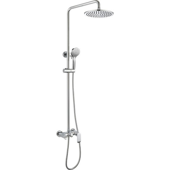 Душевая стойка Bravat Pure F6335369CP-A-RUS, хром фото 