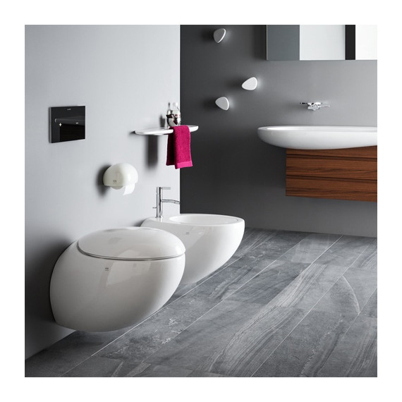 Унитаз подвесной Laufen ILBAGNOALESSI ONE Rimless 8.2097.1.400.000.1 - 5 Унитаз подвесной Laufen ILBAGNOALESSI ONE Rimless 8.2097.1.400.000.1 фото 5