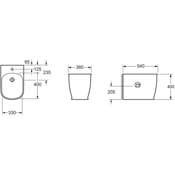 Биде напольное BelBagno Prado BB10150B фото 3