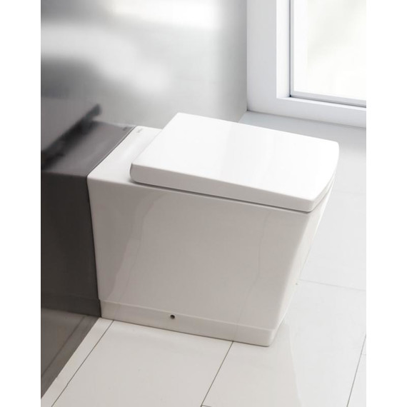 Унитаз приставной безободковый BelBagno Regina BB104CB фото 6