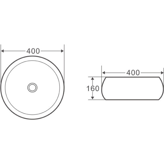 Раковина-чаша BelBagno 40 см BB1065 - 3 Раковина-чаша BelBagno 40 см BB1065 фото 3