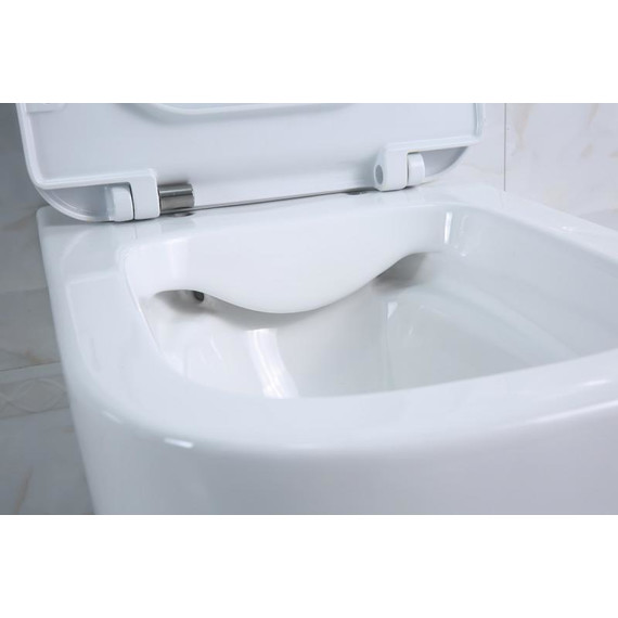 Унитаз подвесной безободковый BelBagno Genova BB1102CH - 6 Унитаз подвесной безободковый BelBagno Genova BB1102CH фото 6