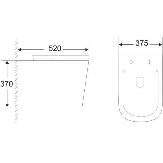 Унитаз подвесной безободковый BelBagno Genova BB1102CH - 7 Унитаз подвесной безободковый BelBagno Genova BB1102CH фото 7